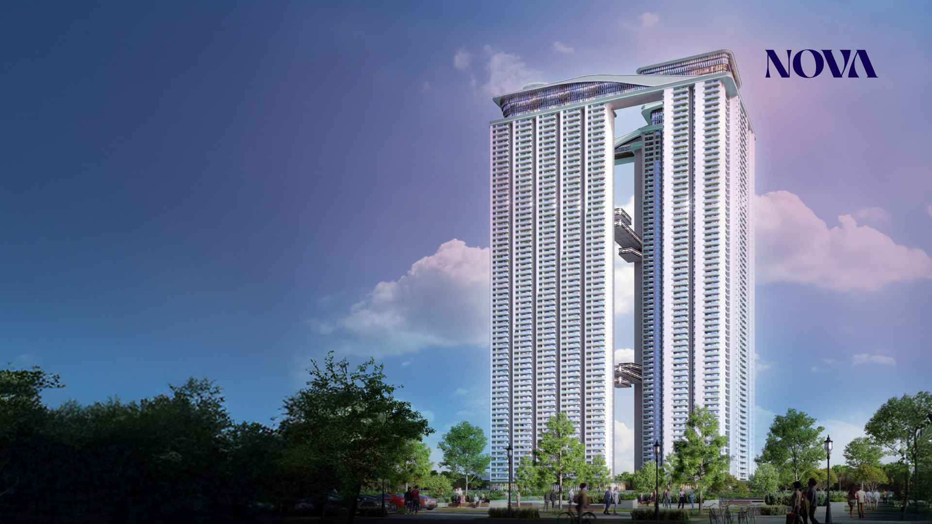 Nova Financial District - Ultra Luxury 3 BHK Lake View Apartments in ...